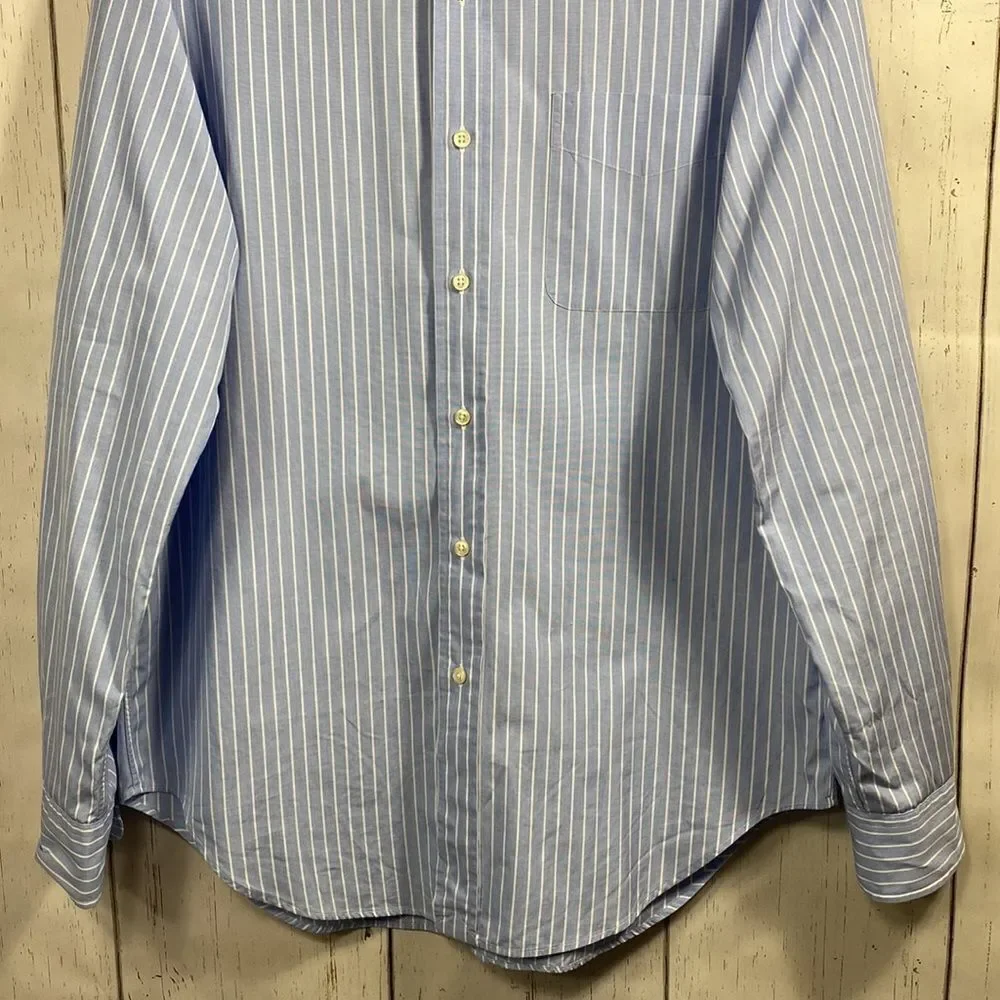 Polo By Ralph Lauren Mens Striped Long Sleeve Button Down Shirt Nautical Preppy